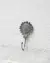 PERCHERO SUNFLOWER PLATEADO - comprar online