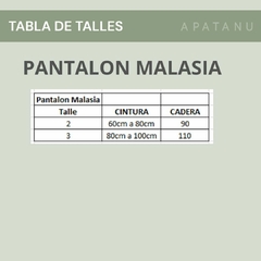 Pantalon Malasia - APA TANU