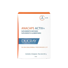 Ducray Anacaps Activ+ Suplemento Dietario X 30 Cápsulas