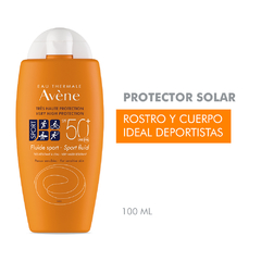 AVENE PROTECTOR SOLAR SPF50+ FLUIDO SPORT X 100ML - comprar online