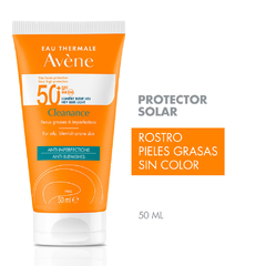 Avene Protector Solar Spf50+ Cleanance Emulsión Para Pieles Acneicas X 50ml - comprar online