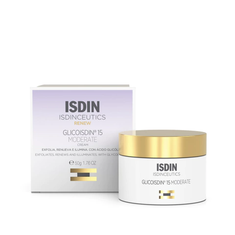 ISDIN ISDINCEUTICS GLICOISDIN 15 MODERATE CREMA FACIAL ANTIEDAD X 50ML