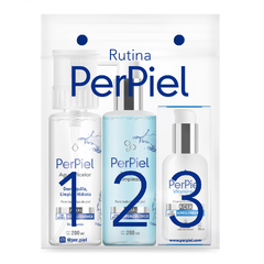 PERPIEL COMBO RUTINA 3 PASOS (AGUA MICELAR + JABON DE LIMPIEZA + HIDRATANTE FACIAL A)