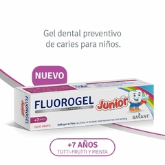 FLUOROGEL JUNIOR GEL DENTAL PREVENTIVO DE CARIES PARA NIÑOS X 60 GR en internet
