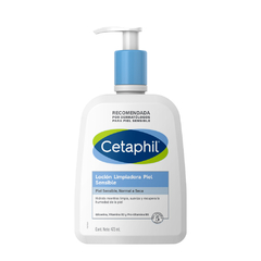 CETAPHIL FACIAL Y CORPORAL LOCIÓN LIMPIADORA PARA PIELES SECAS SENSIBLES x 473 ml