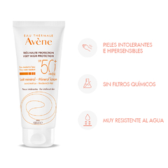 Avene Protector Solar Spf50+ Leche Mineral X 100ml en internet
