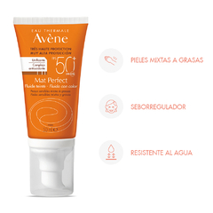 Avene Protector Solar Spf50+ Mat Perfect Fluido Toque Seco Color X 50ml en internet