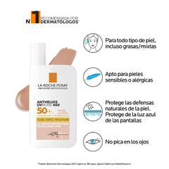 LA ROCHE POSAY ANTHELIOS FPS50+ FLUIDO COLOR UV MUNE 400 X 50 ML - comprar online