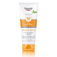 Eucerin Protector Solar Oil Control Toque Seco Gel-Crema Corporal FPS 50+ 200ml - comprar online
