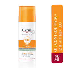 Eucerin Protector Solar Oil Control Toque Seco Sun Gel FPS 50+ 50ml en internet