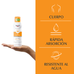 Eucerin Protector Solar Spray corporal Toque Seco FPS 50 200ml - tienda online