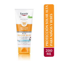 Eucerin Protector Solar Kids Gel Crema Toque Seco FPS50+ 200ml - comprar online