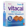 SIMPLE VITACAL CALCIO + VITAMINA D SABOR DULCE DE LECHE X 60 CARAMELOS