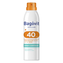 Bagóvit Solar corporal y facial en Spray Continuo FPS 40 x 170 gr