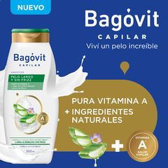 Bagóvit Capilar Shampoo para Pelo Largo y Sin Frizz x 350 ml - Farmacia Manes