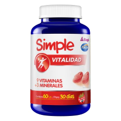 SIMPLE VITALIDAD X 60 GOMITAS