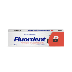 FLUORDENT B PASTA DENTÍ­FRICA PREVENCIÓN DE CARIES DENTAL x 60 gr - comprar online
