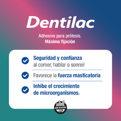 DENTILAC PASTA ADHESIVA PARA PRÓTESIS DENTAL SABOR MENTA - Farmacia Manes