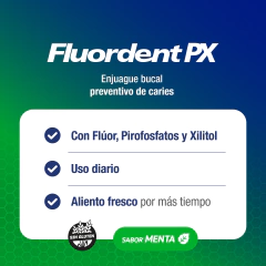 FLUORDENT PX COLUTORIO PREVENCIÓN DE CARIES DENTAL X 200ML en internet