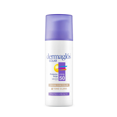 DERMAGLOS PROTECTOR SOLAR CON COLOR FPS 50 TONO CLARO
