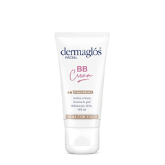 Dermaglos facial Crema con color BB Cream Tono Medio con FPS 30
