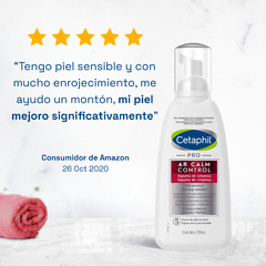 Cetaphil Facial Pro Ar Calm Control Espuma Limpiadora Para Piel Sensible X 236ml - comprar online