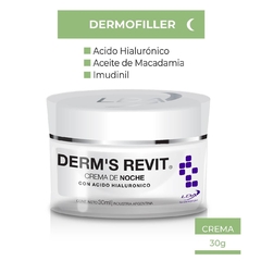 LDA DERM´S REVIT CREMA DE NOCHE CON ÁCIDO HIALURÓNICO X 30ML - comprar online