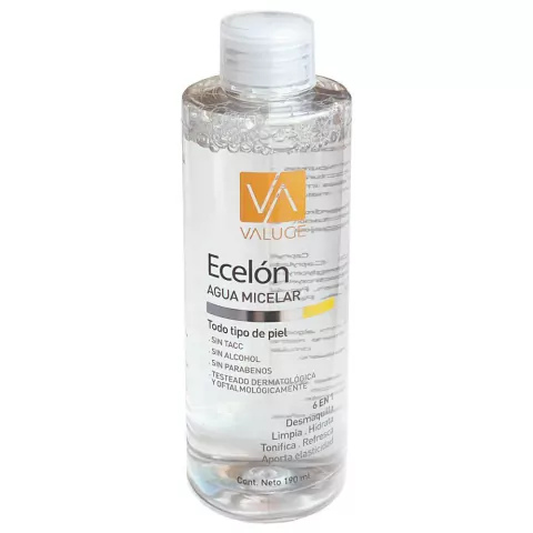 ECELON AGUA MICELAR DESMAQUILLANTE PARA PIELES SENSIBLES X 190ML