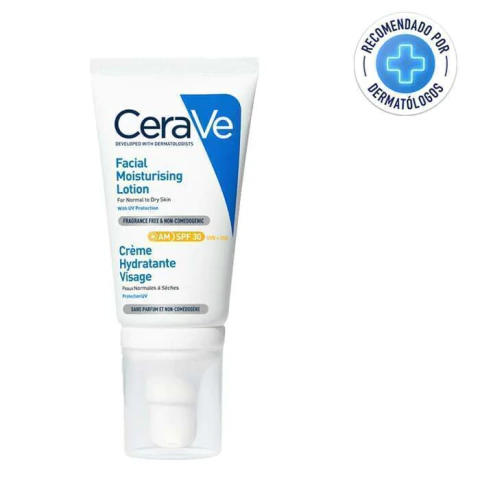 Cerave Loción hidratante para rostro con FPS 30+ x 52ml - comprar online