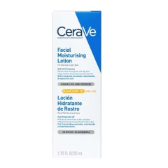 Cerave Loción hidratante para rostro con FPS 30+ x 52ml - Farmacia Manes