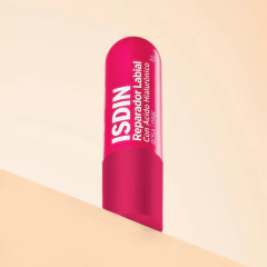 Isdin Reparador Labial Stick Con ácido Hialurónico color rosa X4 GR - Farmacia Manes