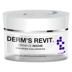 LDA DERM´S REVIT CREMA DE NOCHE CON ÁCIDO HIALURÓNICO X 30ML