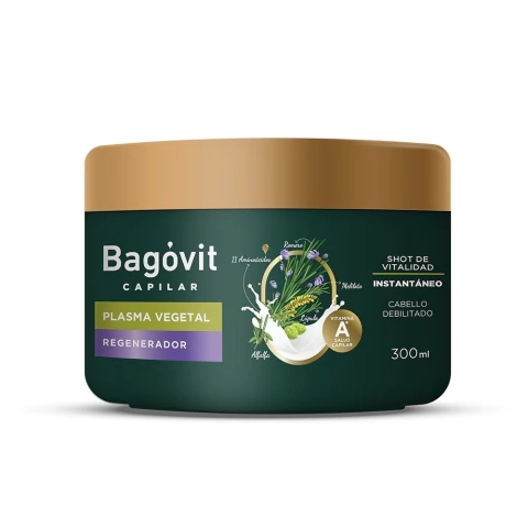 Bagóvit Capilar Máscara de tratamiento Plasma Vegetal x 300 ml