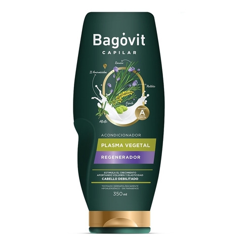Bagóvit Capilar Acondicionador Plasma Vegetal x 350 ml