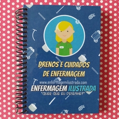 Kit 20 Cadernos Enfermagem Ilustrada