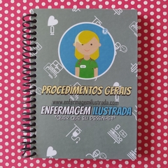 Imagem do Kit 20 Cadernos Enfermagem Ilustrada