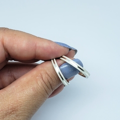Aliança Compromisso Reta Diamantada prata 4mm