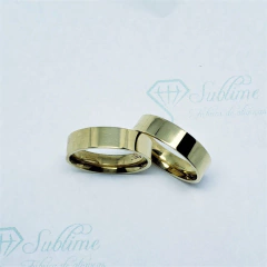Aliança Casamento/Noivado ouro 18k 5mm - comprar online