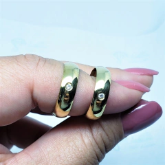 Aliança Casamento/Noivado ouro 18k 5mm