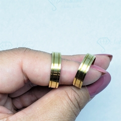 Aliança Casamento/Noivado ouro 18k 5mm