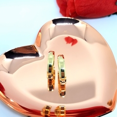 Aliança Casamento/Noivado chanfrada ouro 18k 4mm na internet