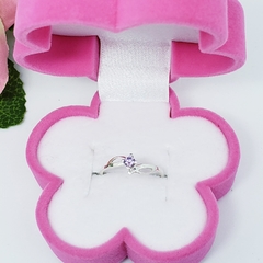 Solitário Infinito pedra zircônia Prata 950 - comprar online