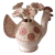 Vaso Decorativo em formato de Galinha em Flores da artista Anisa de Sousa na internet