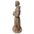 Escultura São Francisco e os Animais em cerâmica de Ivanildo de Tracunhaem - loja online
