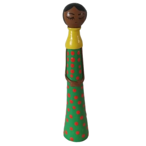 Miniatura Menina Primaveril em cerâmica - comprar online