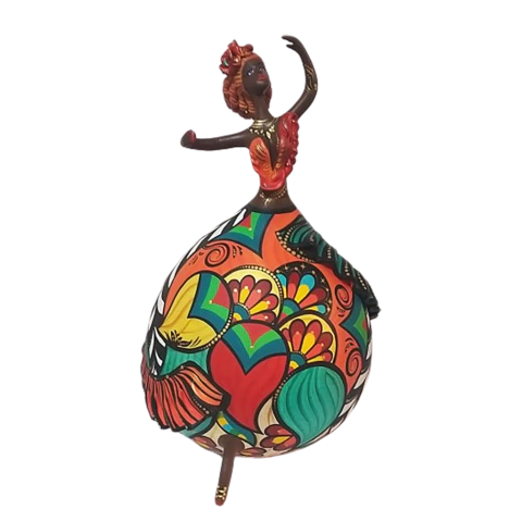 Bailarina Bapi em Flores de cabaça de Letícia Baptista