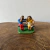 Miniatura Casal Carregado no Banco da Praça em cerâmica do Alto do Moura - comprar online