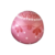 Esfera decorativa Flor Afeto Rosa de cerâmica da Associação de Artesãos de Coqueiro Campo