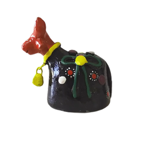 Miniatura Bumba Meu Boi em cerâmica de Ivanildo do Alto do Moura