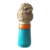 Boneca Elegante em cerâmica da Linha Colorida de Oficina de Formas na internet